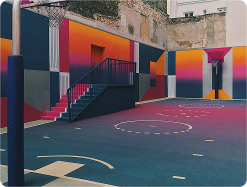 Basketball court